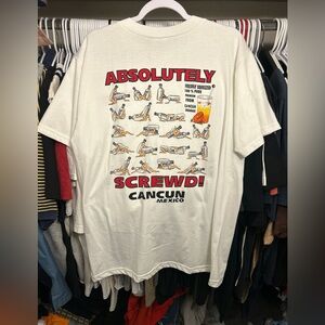 Vintage Mr. Buho Cancun Mexico Absolutely Screwd!
Graphic T-Shirt Sz Large